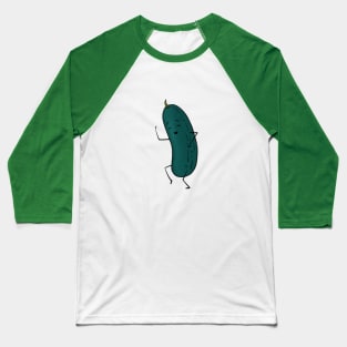 Funny Cute Cucumber Baseball T-Shirt